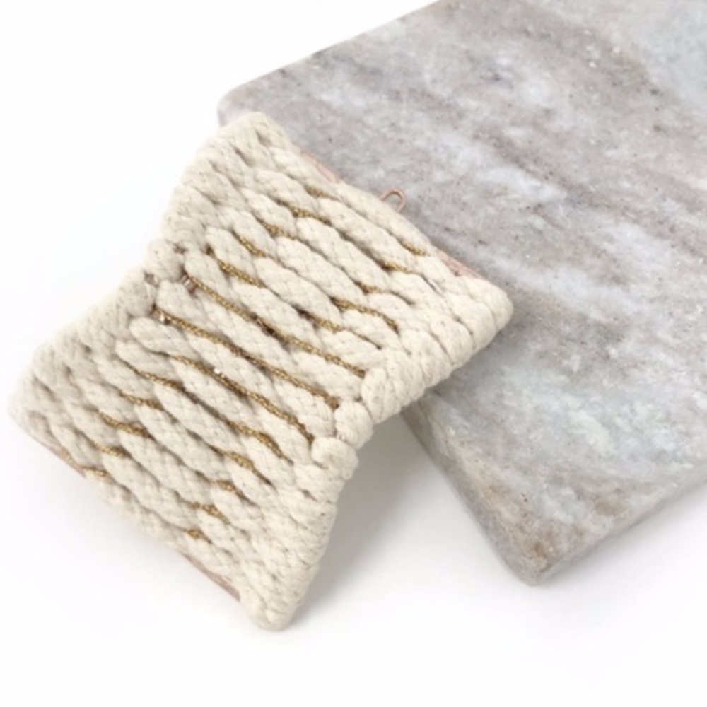 Anthropologie Rope Braids Hair Clip